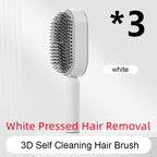 Self-Cleaning Anti-Static Scalp Massage Hairbrush