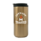 Let's Get Toasted Camping Fireplace 14oz Coffee Tumbler