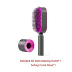 Self-Cleaning Anti-Static Scalp Massage Hairbrush