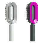 Self-Cleaning Anti-Static Scalp Massage Hairbrush