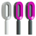 Self-Cleaning Anti-Static Scalp Massage Hairbrush