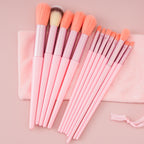 13-Piece Soft Makeup Brush Set with Storage Bag