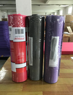 Striped NBR Yoga Mat – Extra Thick Non-Slip Exercise Mat
