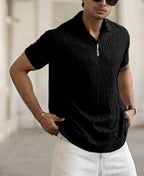 Men's Jacquard Sports Polo Shirt