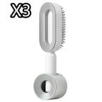 Self-Cleaning Anti-Static Scalp Massage Hairbrush