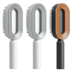 Self-Cleaning Anti-Static Scalp Massage Hairbrush