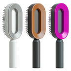 Self-Cleaning Anti-Static Scalp Massage Hairbrush