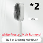 Self-Cleaning Anti-Static Scalp Massage Hairbrush