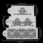 DIY 3-piece fondant hollow template