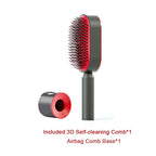 Self-Cleaning Anti-Static Scalp Massage Hairbrush