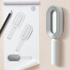 Self-Cleaning Anti-Static Scalp Massage Hairbrush