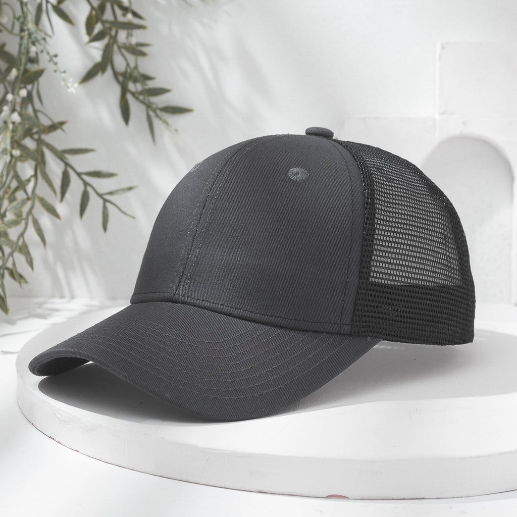 Multi-color Mesh Fabric Breathable Lightweight Sun-protective Adjustable Simple And Fashionable Baseball Cap Suitable For Sports, Travel And Outings