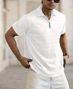 Men's Jacquard Sports Polo Shirt