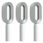 Self-Cleaning Anti-Static Scalp Massage Hairbrush
