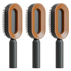 Self-Cleaning Anti-Static Scalp Massage Hairbrush