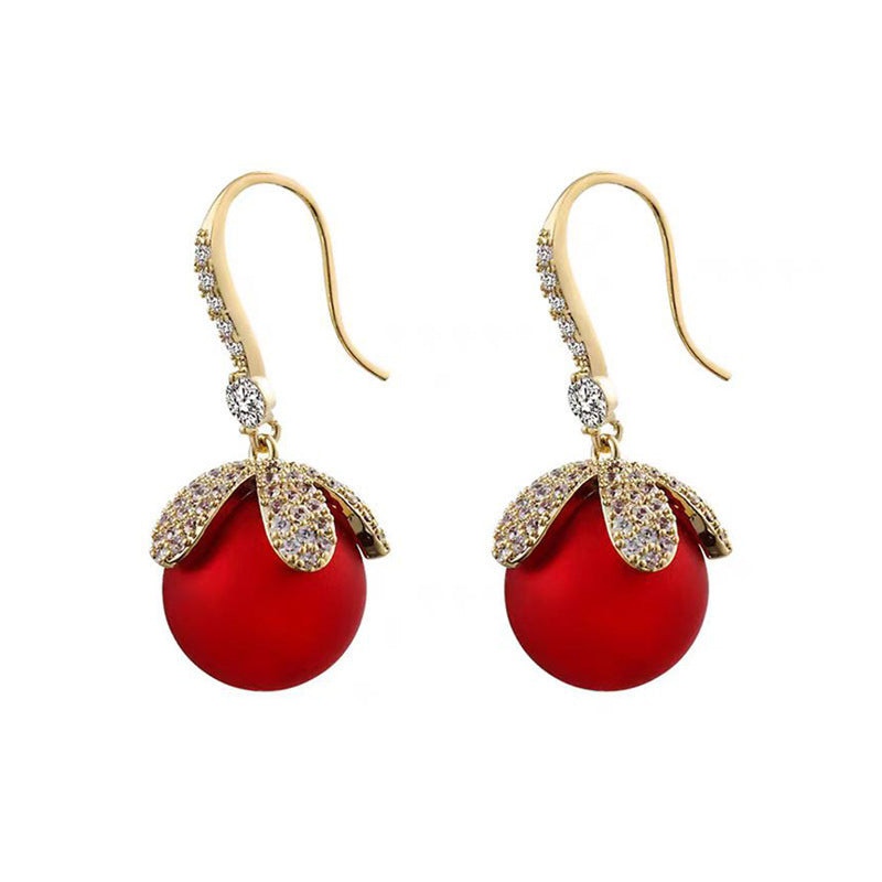 Pearl Earrings For Women Trendy Simple Niche Design Ear Rings