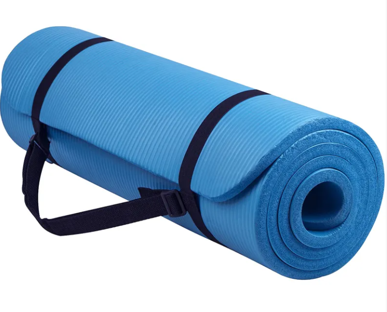 Striped NBR Yoga Mat – Extra Thick Non-Slip Exercise Mat