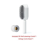 Self-Cleaning Anti-Static Scalp Massage Hairbrush