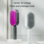 Self-Cleaning Anti-Static Scalp Massage Hairbrush