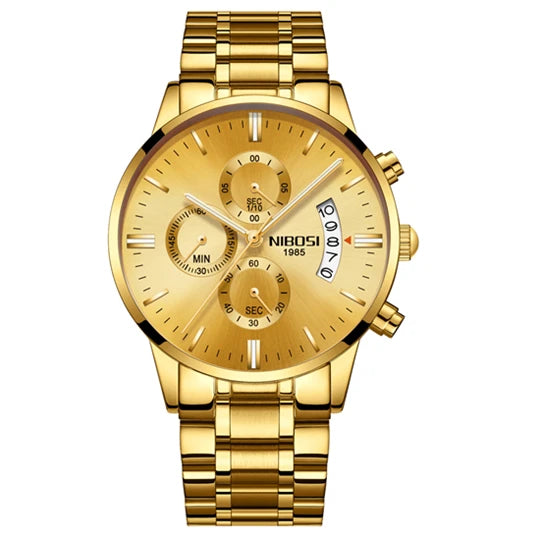 NIBOSI Mens Watches Top Brand Luxury Famous Men's Dress Watch Fashion Casual Military Quartz Wristwatches Saat Relogio Masculino