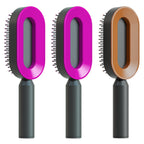 Self-Cleaning Anti-Static Scalp Massage Hairbrush