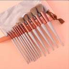 13-Piece Soft Makeup Brush Set with Storage Bag
