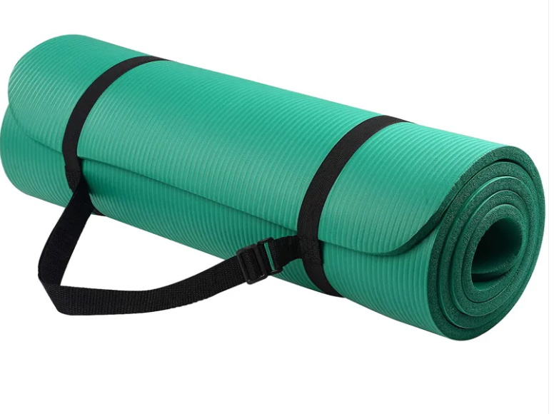 Striped NBR Yoga Mat – Extra Thick Non-Slip Exercise Mat
