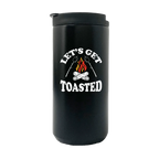 Let's Get Toasted Camping Fireplace 14oz Coffee Tumbler