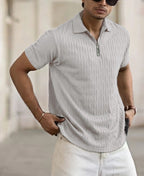 Men's Jacquard Sports Polo Shirt