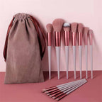 13-Piece Soft Makeup Brush Set with Storage Bag