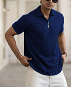 Men's Jacquard Sports Polo Shirt