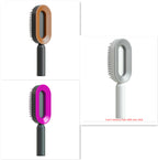 Self-Cleaning Anti-Static Scalp Massage Hairbrush