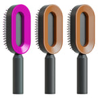 Self-Cleaning Anti-Static Scalp Massage Hairbrush