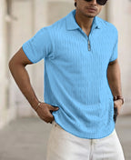 Men's Jacquard Sports Polo Shirt