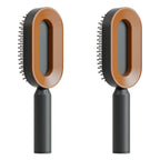 Self-Cleaning Anti-Static Scalp Massage Hairbrush