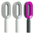 Self-Cleaning Anti-Static Scalp Massage Hairbrush