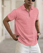 Men's Jacquard Sports Polo Shirt