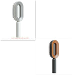 Self-Cleaning Anti-Static Scalp Massage Hairbrush