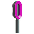 Self-Cleaning Anti-Static Scalp Massage Hairbrush