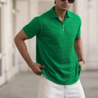 Men's Jacquard Sports Polo Shirt